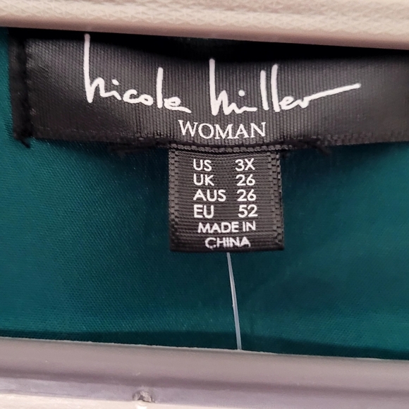 Nicole Miller Green and Purple Blouse - Picture 3 of 9